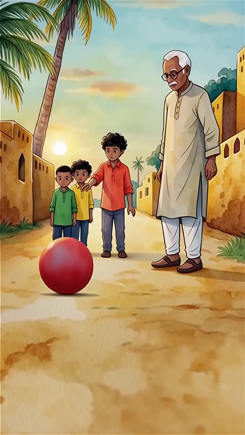 Scene 3: The Ball Rolls Away